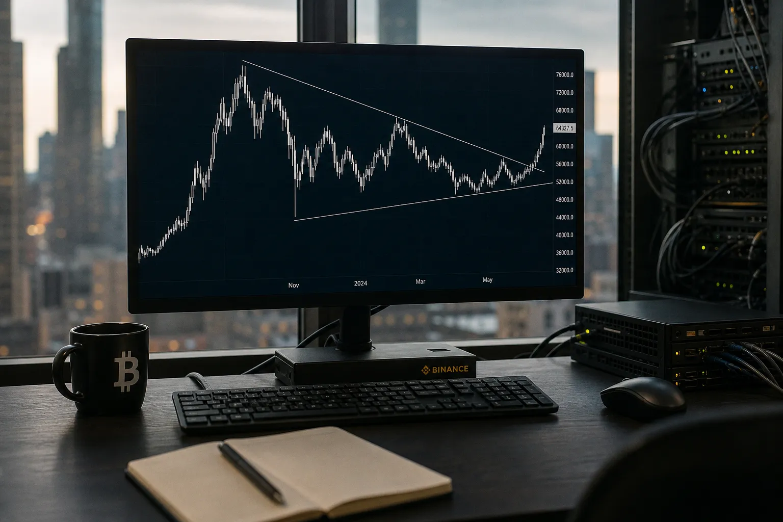 Анализ Питера Брандта: формирует ли биткоин разворотную фигуру на графике?